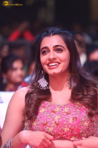 actress Maanasa Choudhary beautiful in a pink lehenga choli dress at a movie event