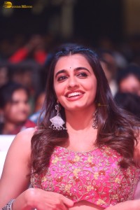 actress Maanasa Choudhary beautiful in a pink lehenga choli dress at a movie event