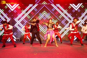 Macherla Niyojakavargam Pre-Release Function attended by Nithin and Krithi Shetty