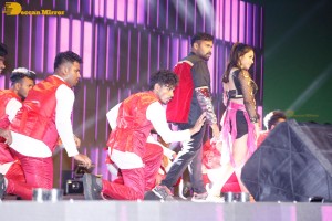 Macherla Niyojakavargam Pre-Release Function attended by Nithin and Krithi Shetty