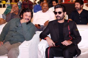 Macherla Niyojakavargam Pre-Release Function attended by Nithin and Krithi Shetty