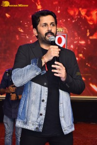 Macherla Niyojakavargam trailer launch attended by Nithin, Catherine Tresa and Krithi Shetty