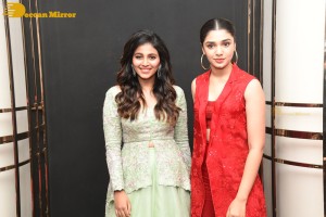 Ra Ra Reddy song launch from the movie Macherla Niyojakavargam lo - attended by Nithin, Anjali and Krithi Shetty