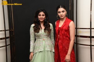 Ra Ra Reddy song launch from the movie Macherla Niyojakavargam lo - attended by Nithin, Anjali and Krithi Shetty