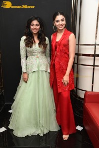 Ra Ra Reddy song launch from the movie Macherla Niyojakavargam lo - attended by Nithin, Anjali and Krithi Shetty