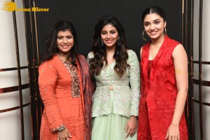 Ra Ra Reddy song launch from the movie Macherla Niyojakavargam lo - attended by Nithin, Anjali and Krithi Shetty