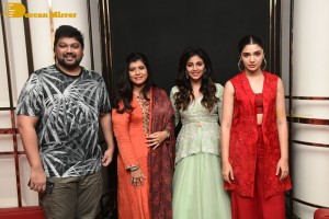 Ra Ra Reddy song launch from the movie Macherla Niyojakavargam lo - attended by Nithin, Anjali and Krithi Shetty