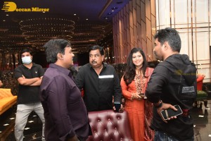 Ra Ra Reddy song launch from the movie Macherla Niyojakavargam lo - attended by Nithin, Anjali and Krithi Shetty