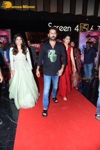 Ra Ra Reddy song launch from the movie Macherla Niyojakavargam lo - attended by Nithin, Anjali and Krithi Shetty