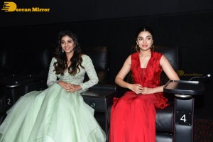 Ra Ra Reddy song launch from the movie Macherla Niyojakavargam lo - attended by Nithin, Anjali and Krithi Shetty