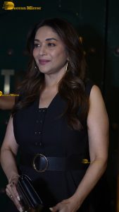 actress madhuri dixit gorgeous in a black dress