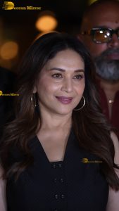 actress madhuri dixit gorgeous in a black dress