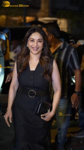 actress madhuri dixit gorgeous in a black dress