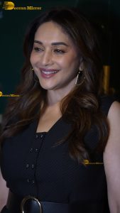 actress madhuri dixit gorgeous in a black dress