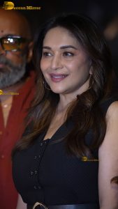 actress madhuri dixit gorgeous in a black dress