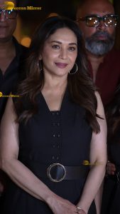 actress madhuri dixit gorgeous in a black dress