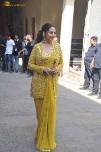 actress Madhuri Dixit gorgeous in a yellow dress