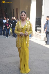 actress Madhuri Dixit gorgeous in a yellow dress