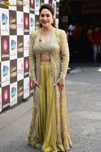 bollywood actress Madhuri Dixit beautiful in a green dress