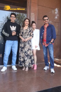Madhuri Dixit and Sanjay Kapoor promote Netflix Series The Fame Game