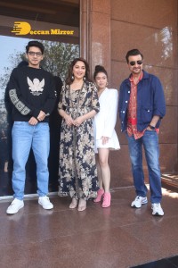 Madhuri Dixit and Sanjay Kapoor promote Netflix Series The Fame Game