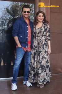 Madhuri Dixit and Sanjay Kapoor promote Netflix Series The Fame Game