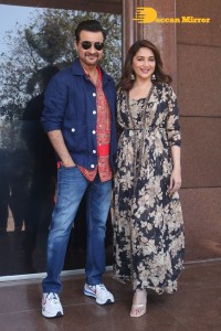 Madhuri Dixit and Sanjay Kapoor promote Netflix Series The Fame Game