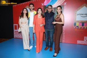 Madhuri Dixit promotes Maja Ma movie in Mumbai