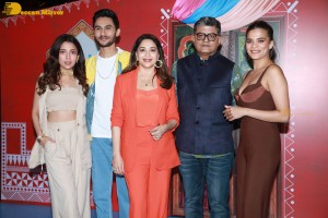 Madhuri Dixit promotes Maja Ma movie in Mumbai
