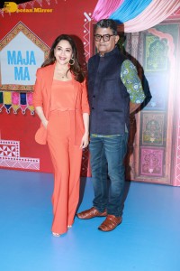 Madhuri Dixit promotes Maja Ma movie in Mumbai