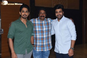 Maha Samudram movie Pre-Release Event attended by Cast Aditi Rao Hydari, Anu Emmanuel, Sharwanand, Siddharth and others.