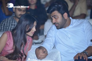 Maha Samudram movie Pre-Release Event attended by Cast Aditi Rao Hydari, Anu Emmanuel, Sharwanand, Siddharth and others.