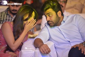 Maha Samudram movie Pre-Release Event attended by Cast Aditi Rao Hydari, Anu Emmanuel, Sharwanand, Siddharth and others.
