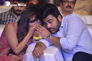 Maha Samudram movie Pre-Release Event attended by Cast Aditi Rao Hydari, Anu Emmanuel, Sharwanand, Siddharth and others.