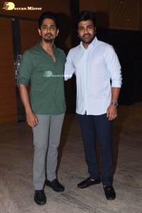 Maha Samudram movie Pre-Release Event attended by Cast Aditi Rao Hydari, Anu Emmanuel, Sharwanand, Siddharth and others.