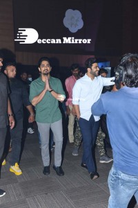 Maha Samudram movie Pre-Release Event attended by Cast Aditi Rao Hydari, Anu Emmanuel, Sharwanand, Siddharth and others.