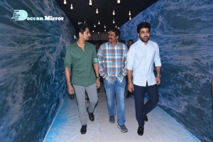 Maha Samudram movie Pre-Release Event attended by Cast Aditi Rao Hydari, Anu Emmanuel, Sharwanand, Siddharth and others.
