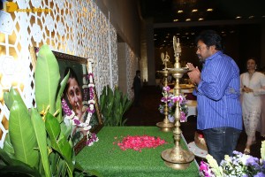 Family and friends including Ram Charan Teja and Upasana Kamineni attend the 12th day rituals of Mahesh Babu's mother Indira Devi