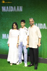 Maidaan Special Screening attended by Ajay Devgn, Priyamani, Janhvi Kapoor, Pooja Hegde, and others