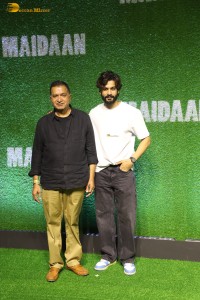 Maidaan Special Screening attended by Ajay Devgn, Priyamani, Janhvi Kapoor, Pooja Hegde, and others