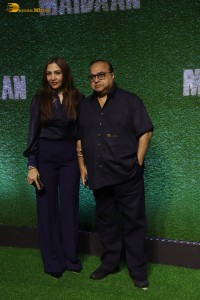 Maidaan Special Screening attended by Ajay Devgn, Priyamani, Janhvi Kapoor, Pooja Hegde, and others