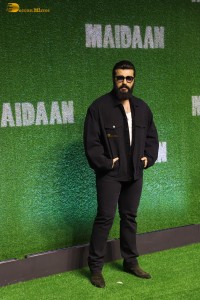 Maidaan Special Screening attended by Ajay Devgn, Priyamani, Janhvi Kapoor, Pooja Hegde, and others