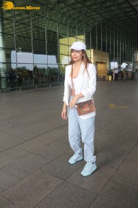 Actress Malaika Arora at Mumbai Airport