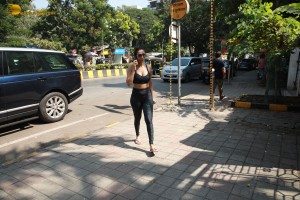 Indian Actress Malaika Arora spotted after her workout on November 5, 2022