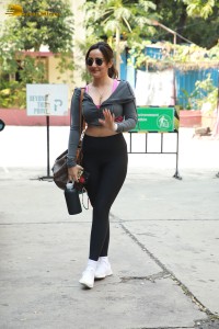 Malaika Arora and Neha Sharma spotted after workout in Mumbai
