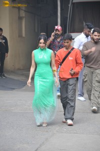 bollywood star Malaika Arora gorgeous in a green dress