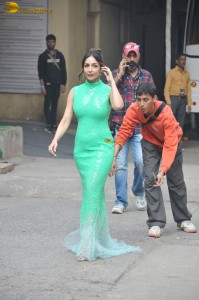 bollywood star Malaika Arora gorgeous in a green dress