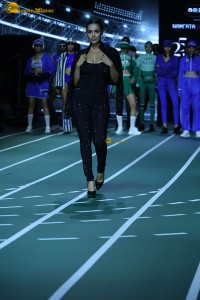 Malaika Arora ramp walk in a black dress