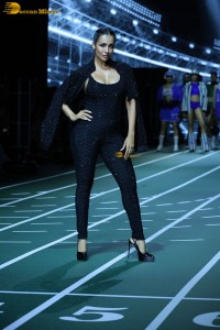 Malaika Arora ramp walk in a black dress