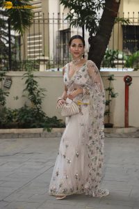 actress malaika arora gorgeous in a transparent saree